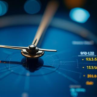 Uhr mit schnell drehendem Zeiger, symbolisiert schnelle Auszahlung