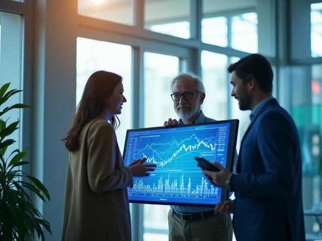 Team von FabelFinanz bei der Zusammenarbeit, symbolisiert Innovation und Vertrauen